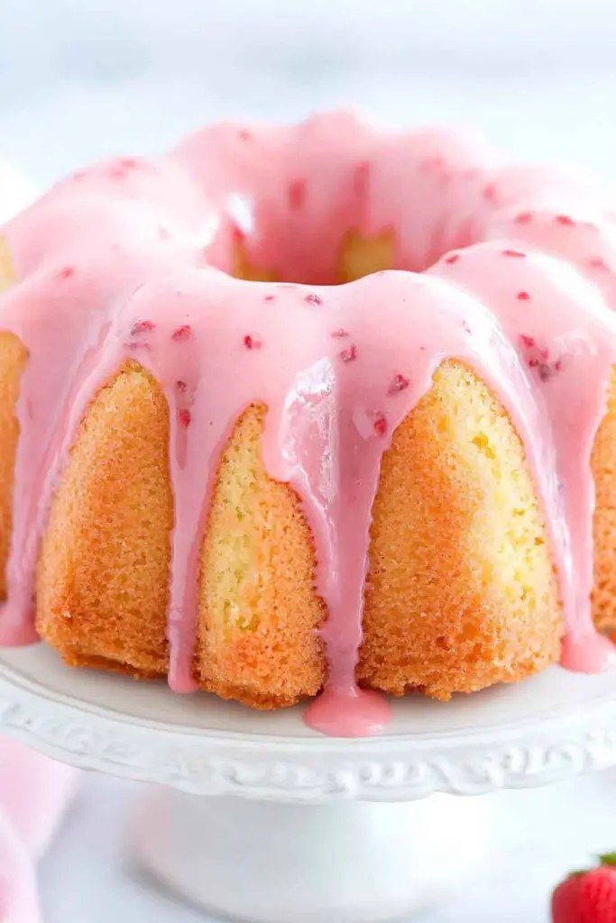 Ingredients for Strawberry Lemonade Pound Cake