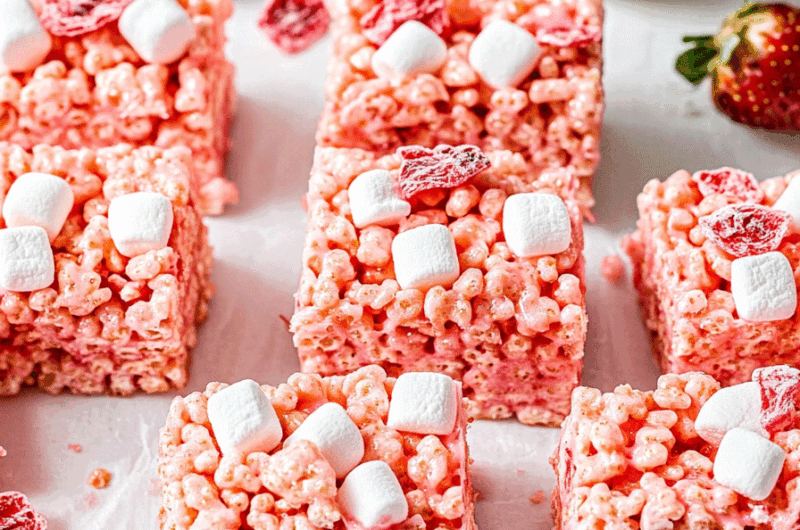 Strawberry Rice Krispie Treats Recipe