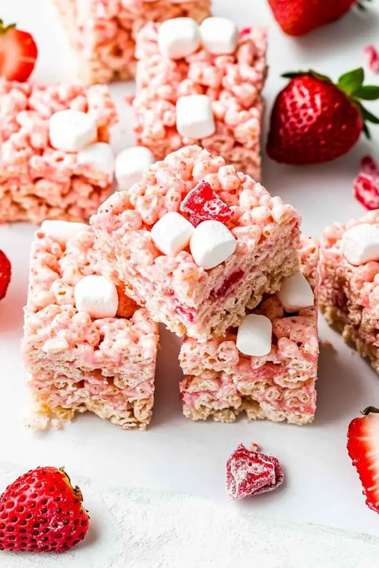 Strawberry Rice Krispie Treats Recipe