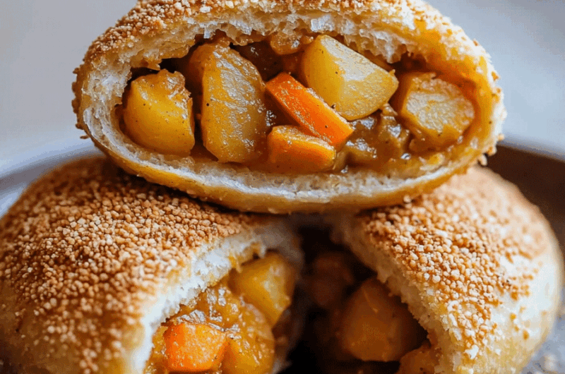 Vegan Japanese Curry Bread Buns