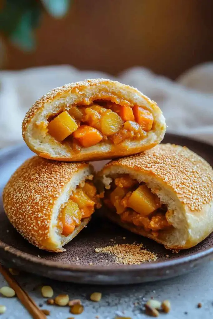 Vegan Japanese Curry Bread Buns
