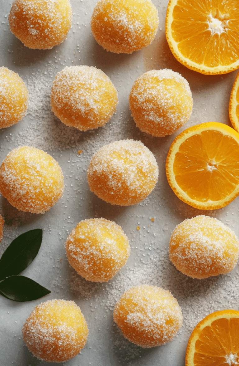 White Chocolate Orange Creamsicle Truffles