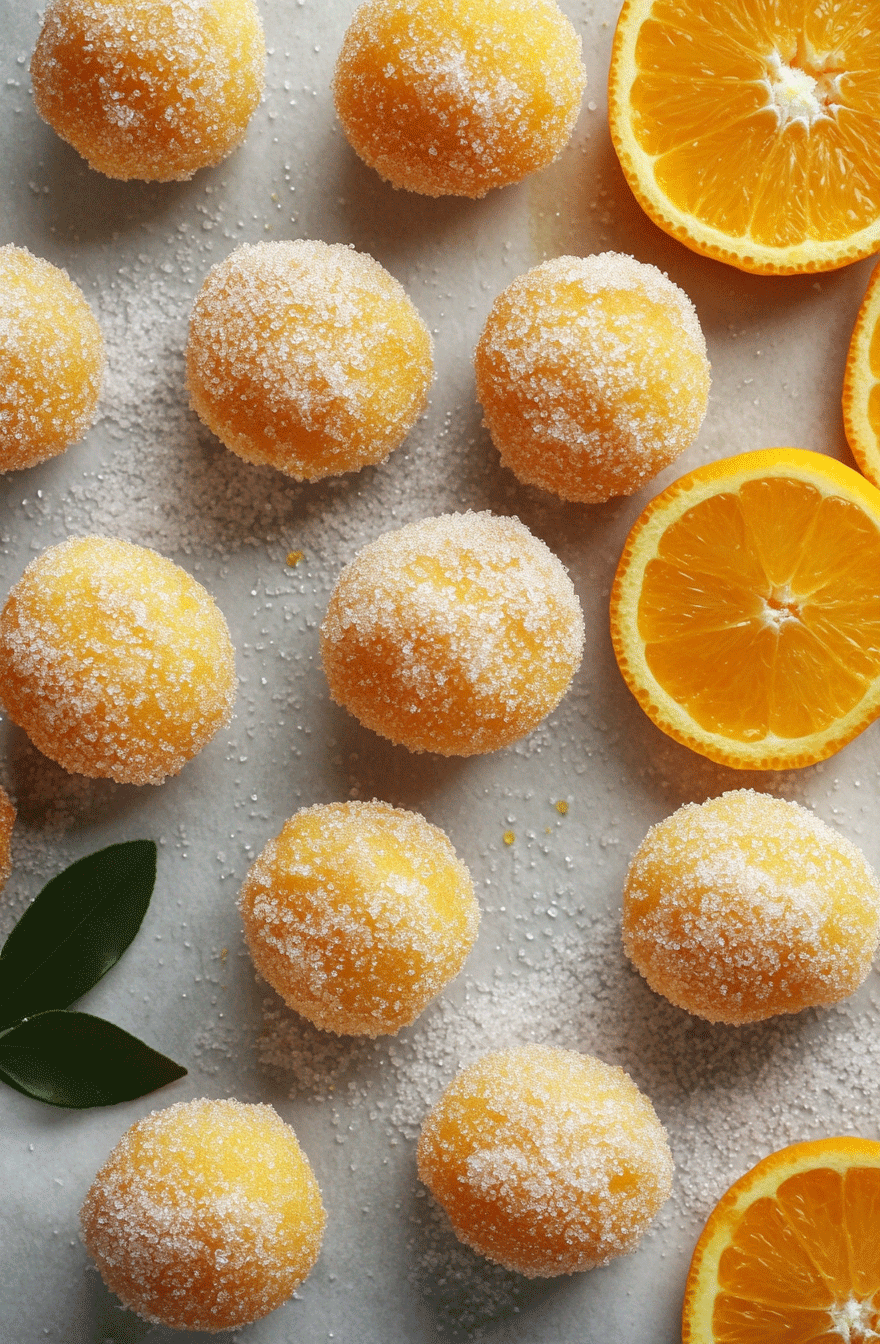 White Chocolate Orange Creamsicle Truffles