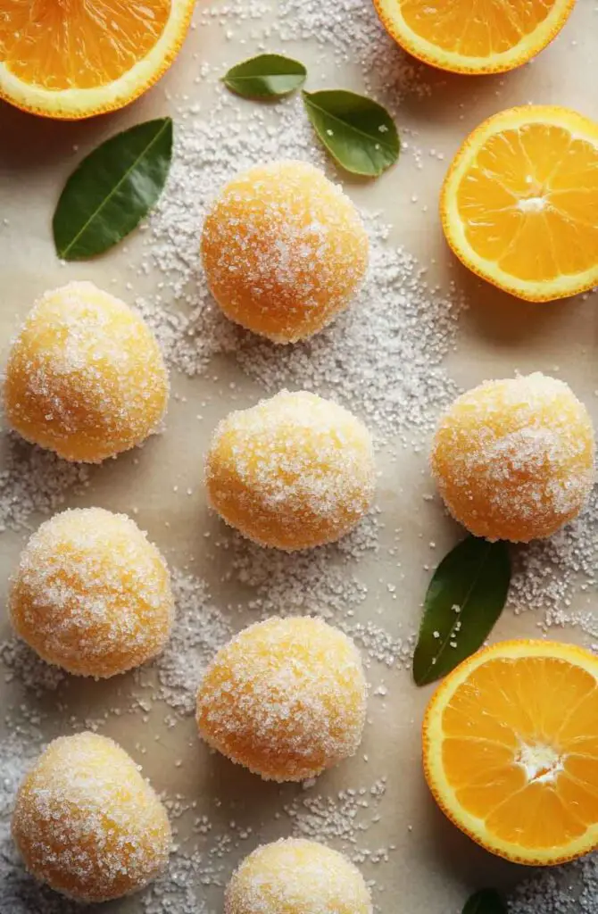 Chocolate Orange Creamsicle Truffles