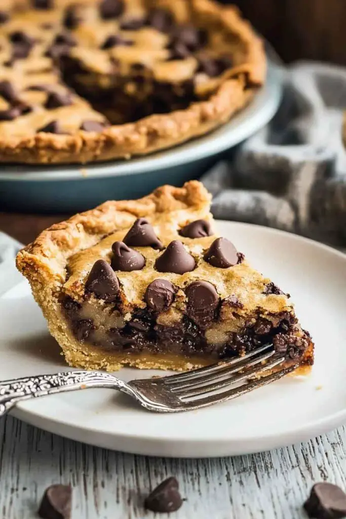 How to Make Chocolate Chip Cookie Pie