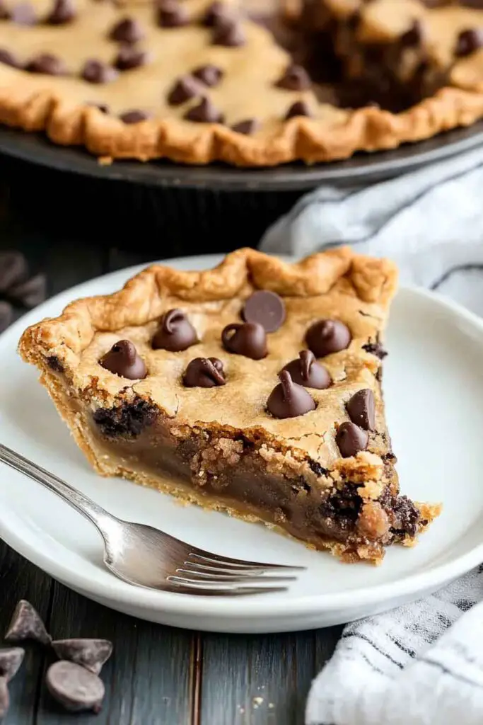 Ingredients for Chocolate Chip Cookie Pie