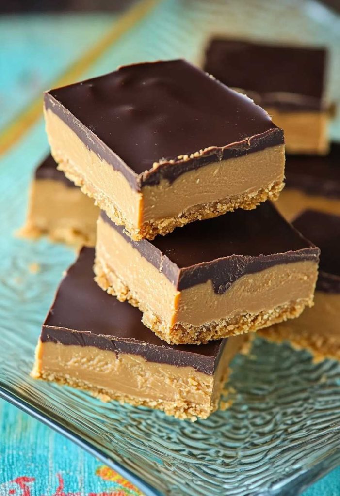 Ingredients for Reese’s Peanut Butter No Bake Bars