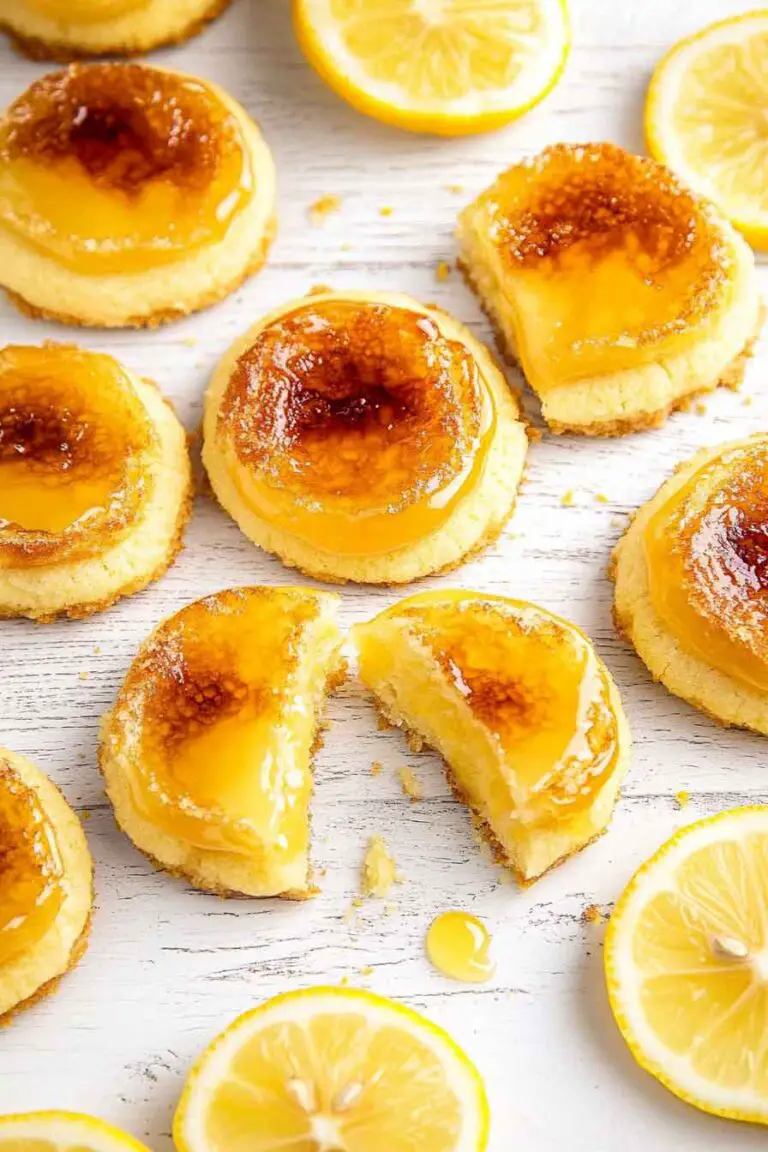lemon Curd Creme Brulee Cookies