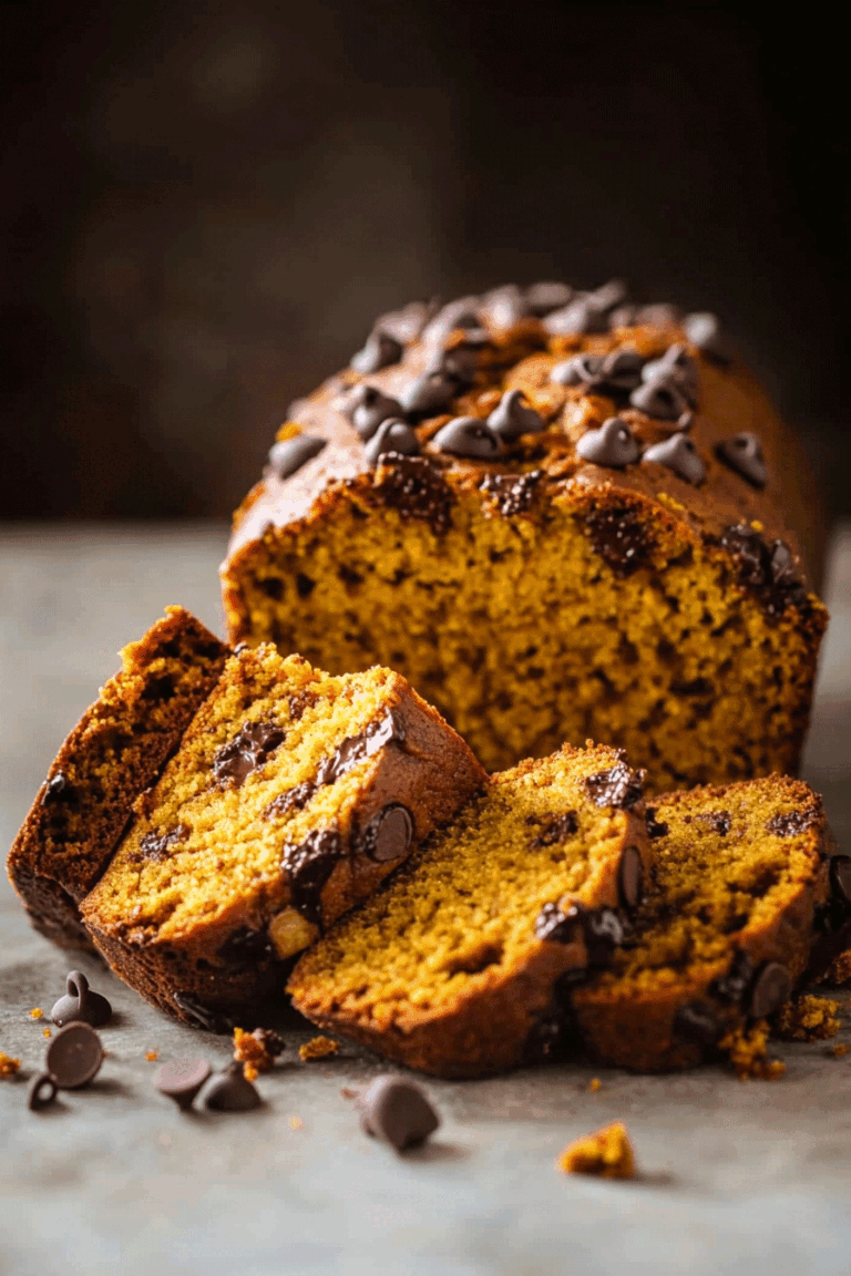 Best Chocolate Chip Pumpkin Bread