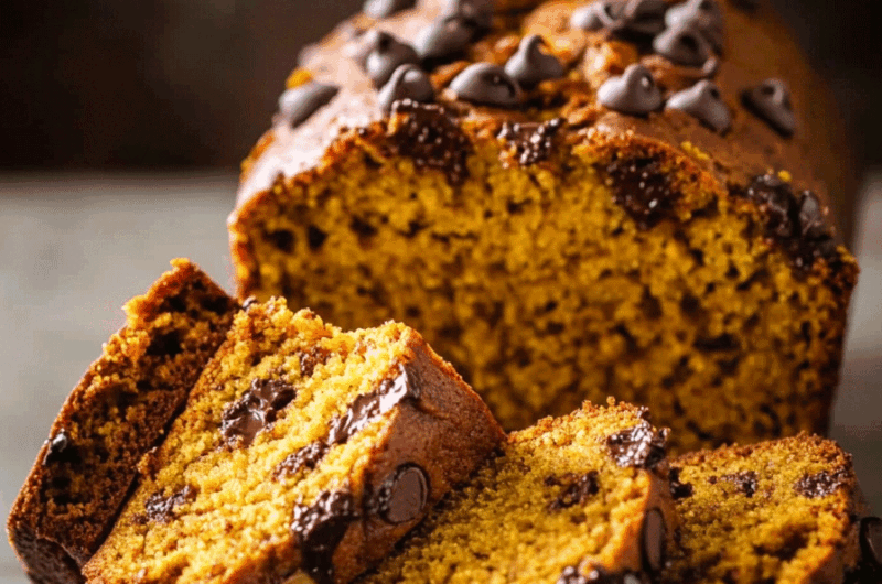 Best Chocolate Chip Pumpkin Bread