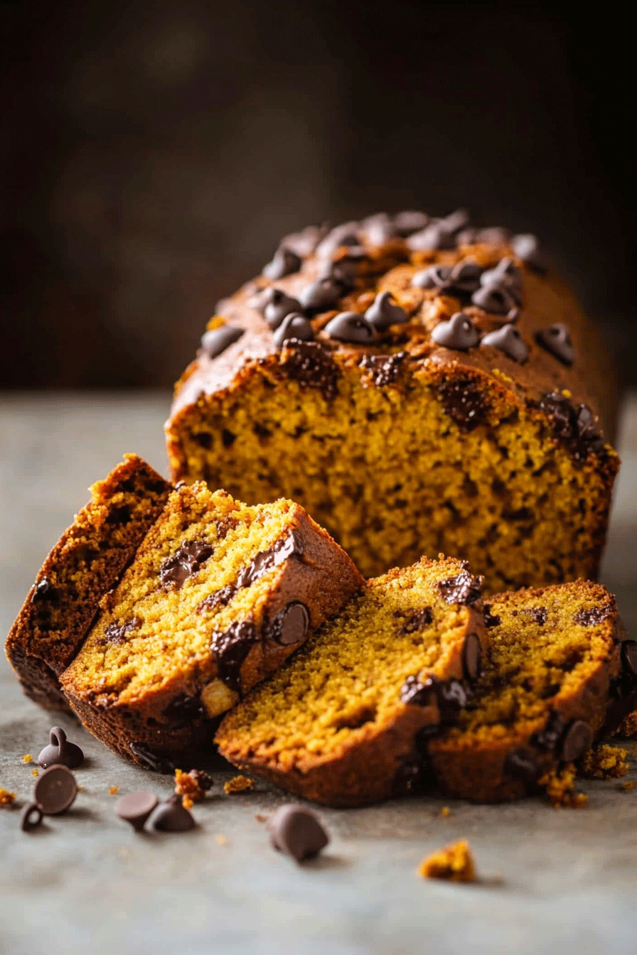 Best Chocolate Chip Pumpkin Bread