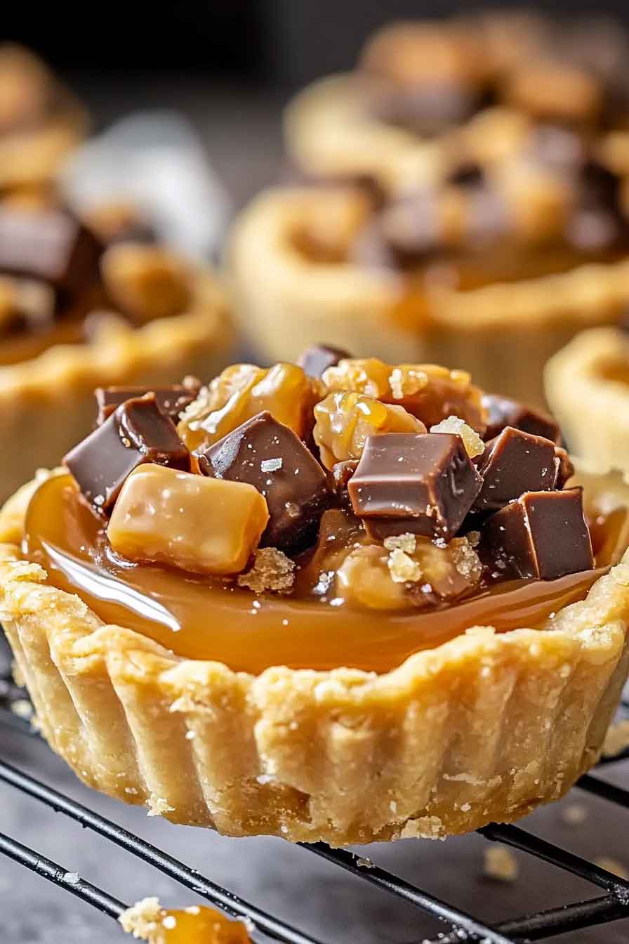 butterfinger Caramel Crunch Mini Pies