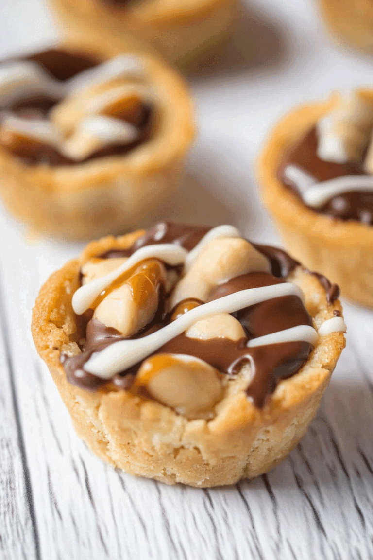 Caramel Peanut Butter Cookie Cups