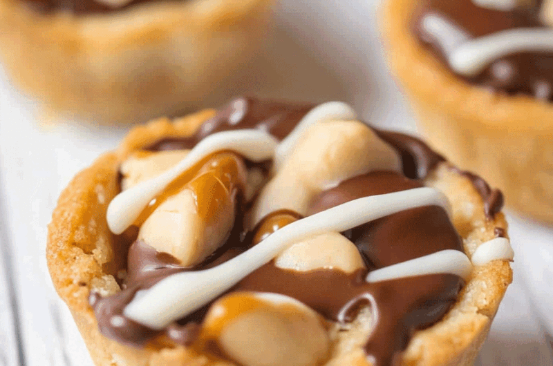 Caramel Peanut Butter Cookie Cups