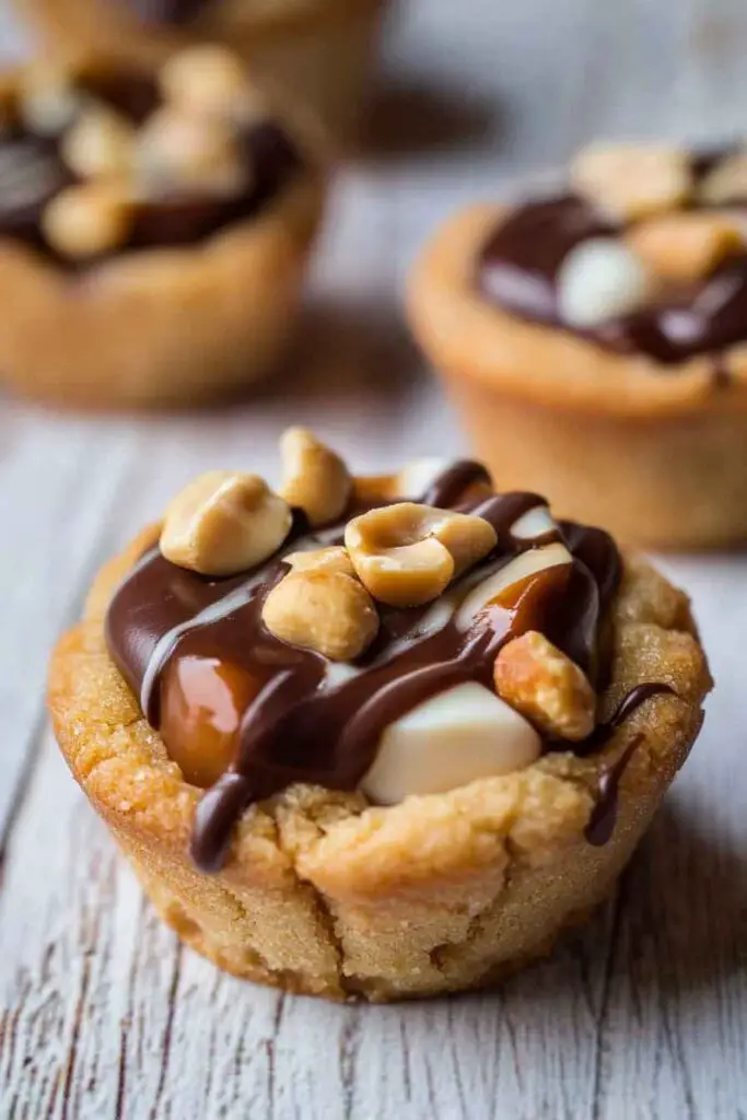 Caramel Peanut Butter Cookie Cups