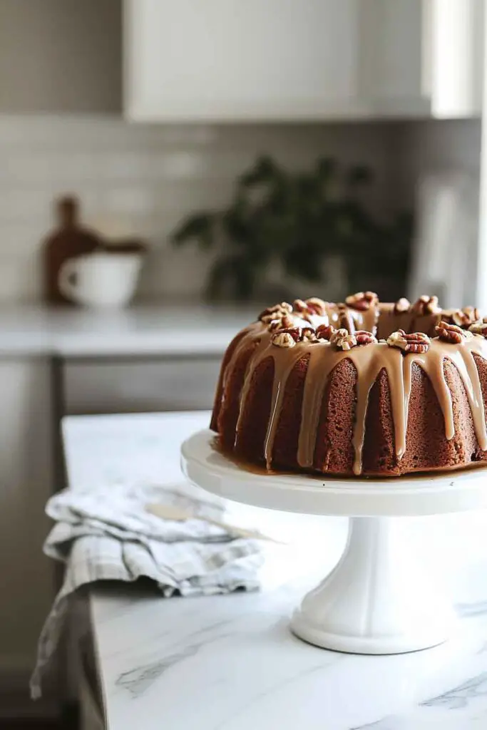 Make Caramel Pecan Bundt Cake