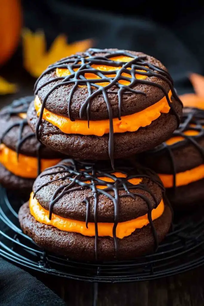 halloween Whoopie Pies Creamy Filling