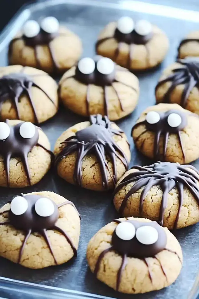 peanut Butter Spider Cookies