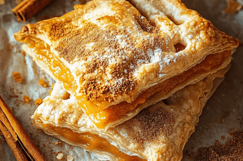 Pumpkin Hand Pies Flaky Crust