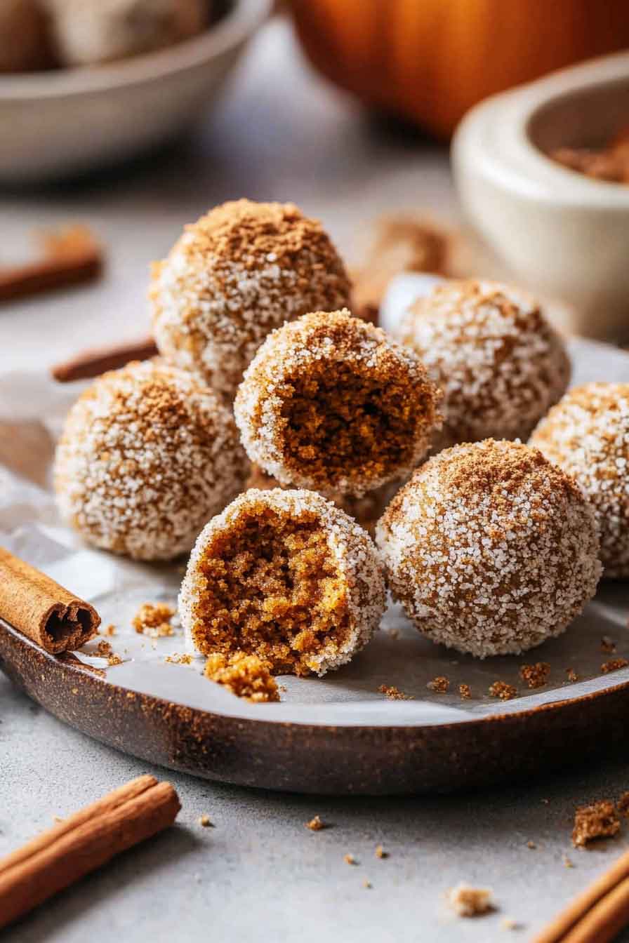 pumpkin Spice Cake Pops Truffles
