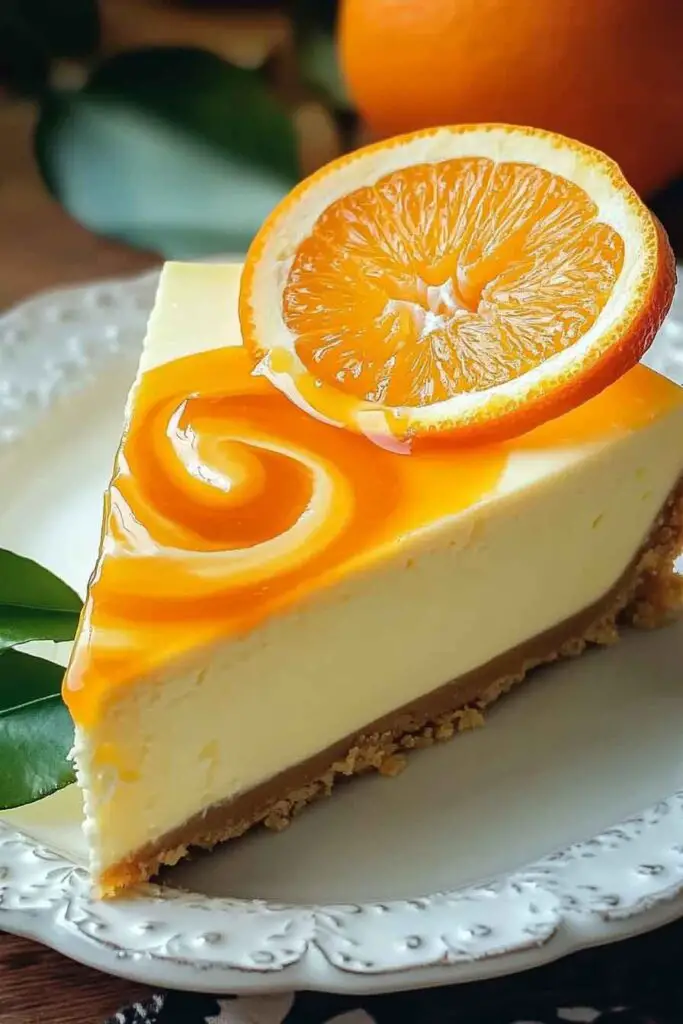 Southern Pineapple Orange Swirl Cheesecake Recipe