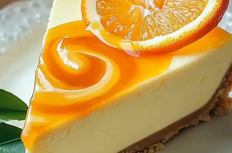 Southern Pineapple Orange Swirl Cheesecake Recipe