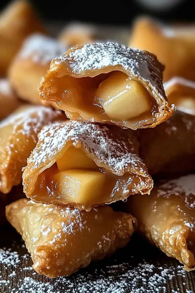 How to Make Crispy Wonton Apple Pie Bites 