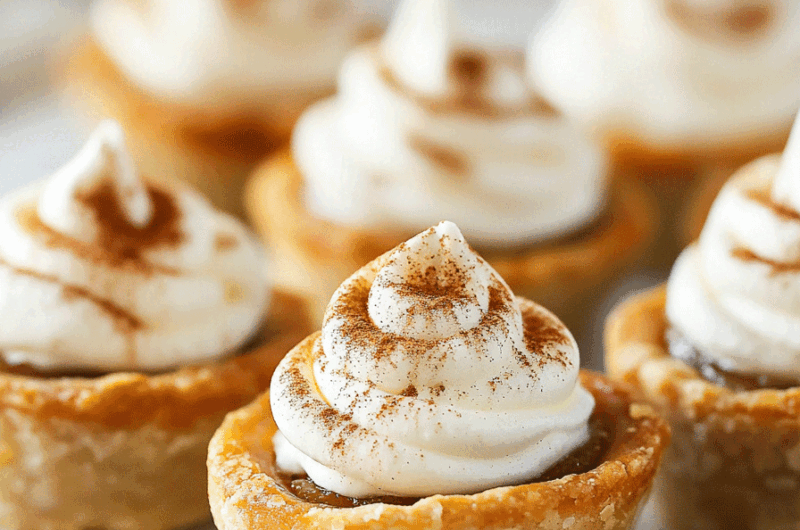 Adorable Mini Pumpkin Pies