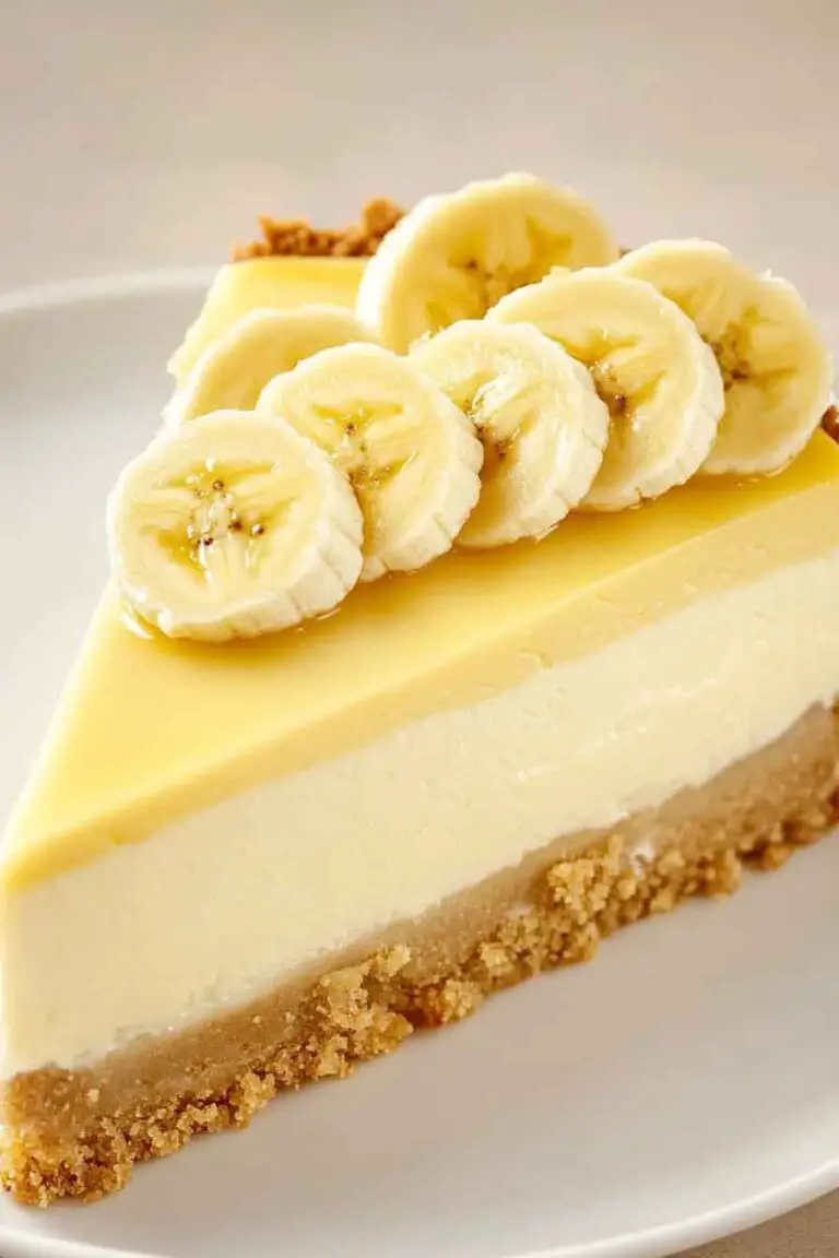 Banana Cream Cheesecake Bliss