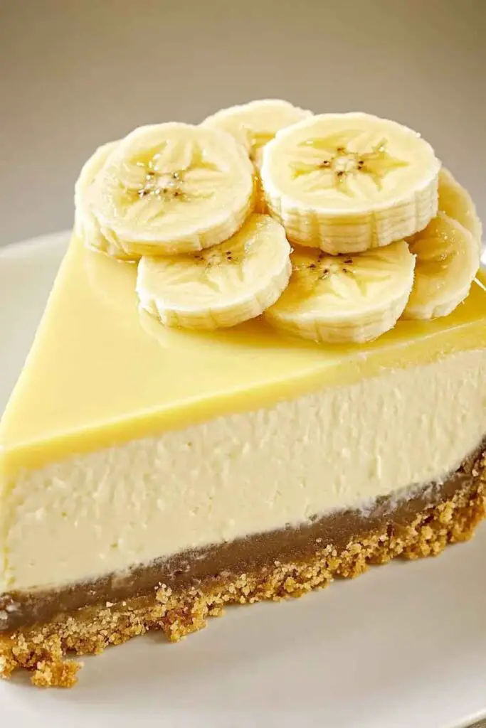Banana Cream Cheesecake 