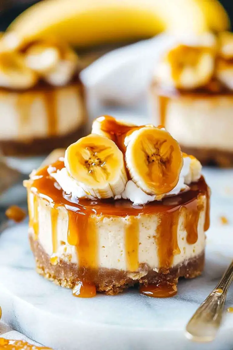 Banana Foster Cheesecake Cups