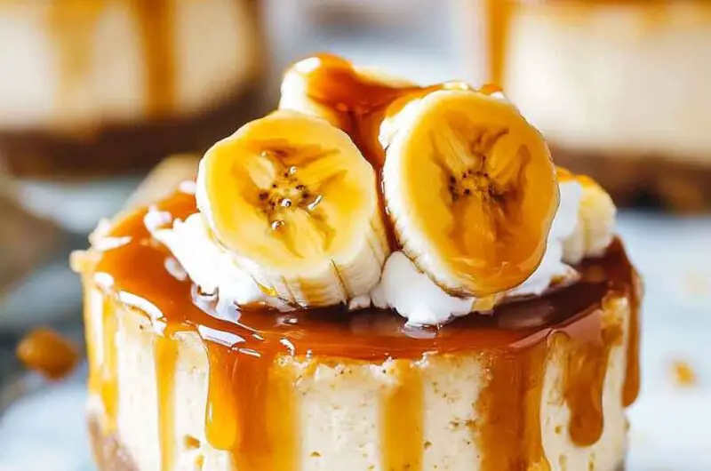 Banana Foster Cheesecake Cups