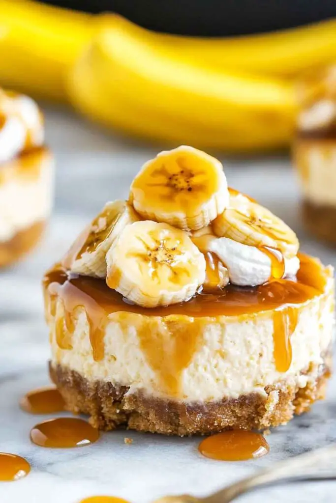 Banana Foster Cheesecake Cups