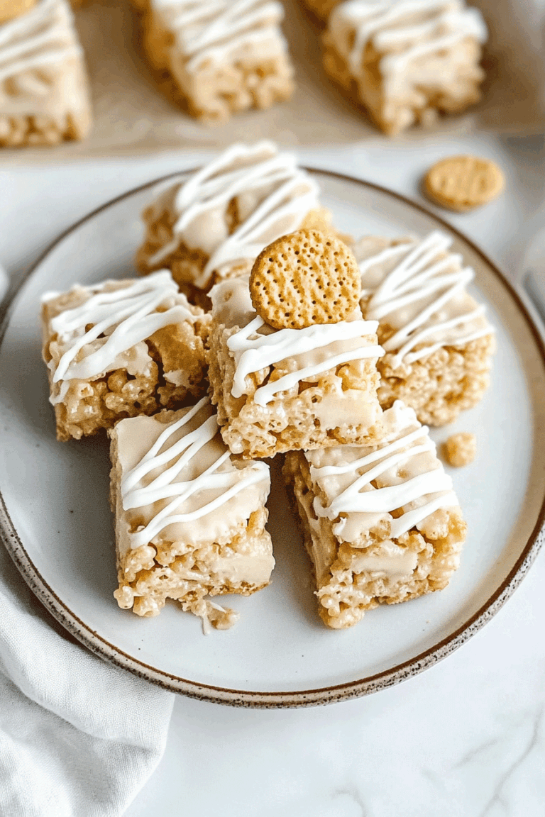 Banana Pudding Rice Krispie Treats