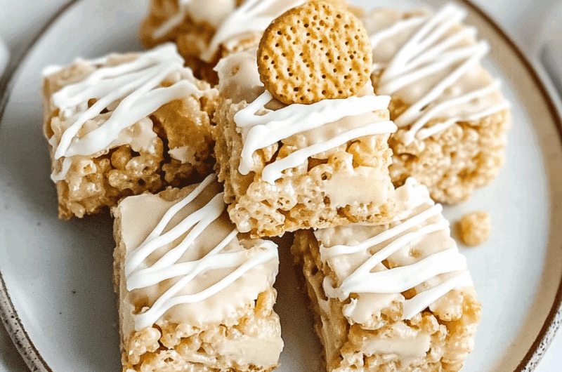 Banana Pudding Rice Krispie Treats