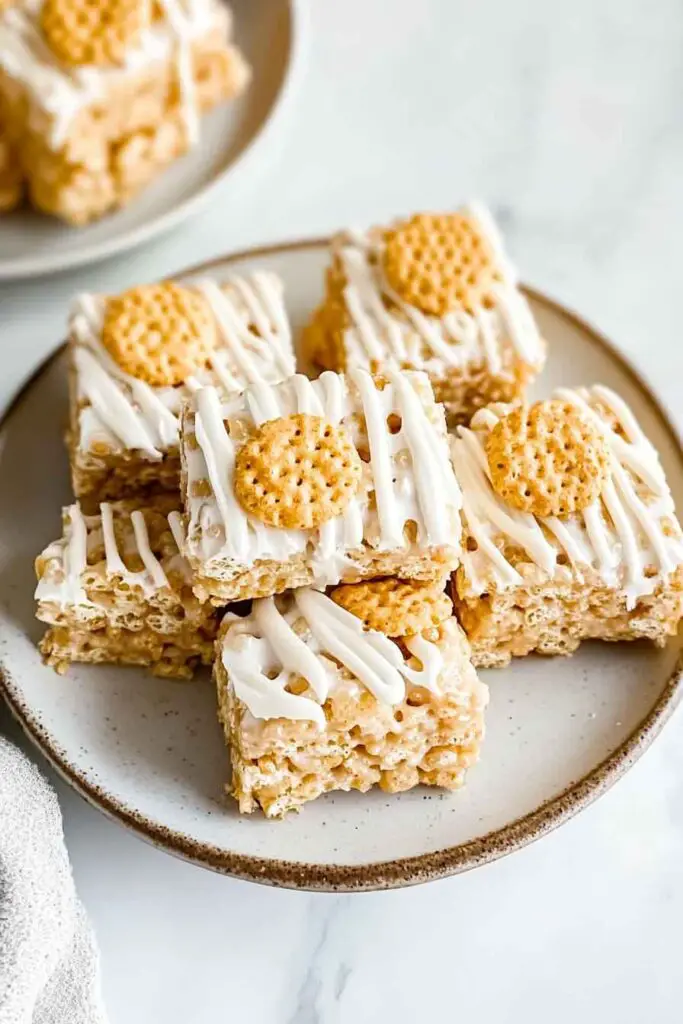 Ingredients for Banana Pudding Rice Krispie Treats