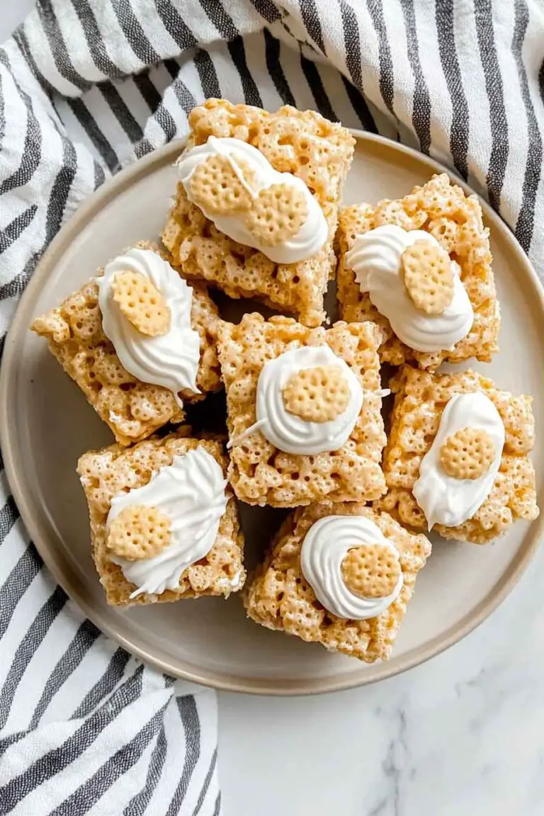 Banana Pudding Rice Krispie Treats