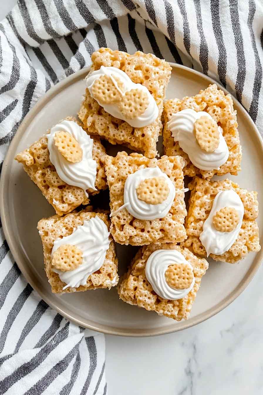 Banana Pudding Rice Krispie Treats