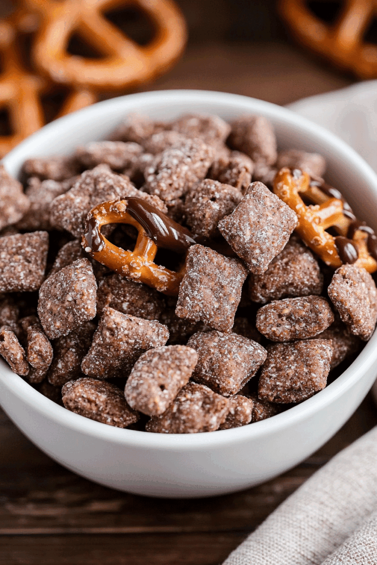 Brownie Batter Puppy Chow