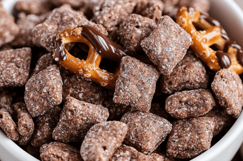 Brownie Batter Puppy Chow