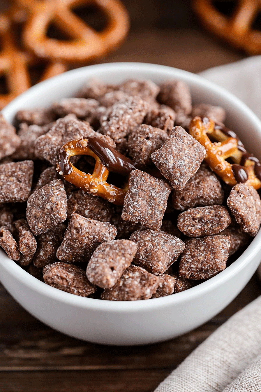 Brownie Batter Puppy Chow