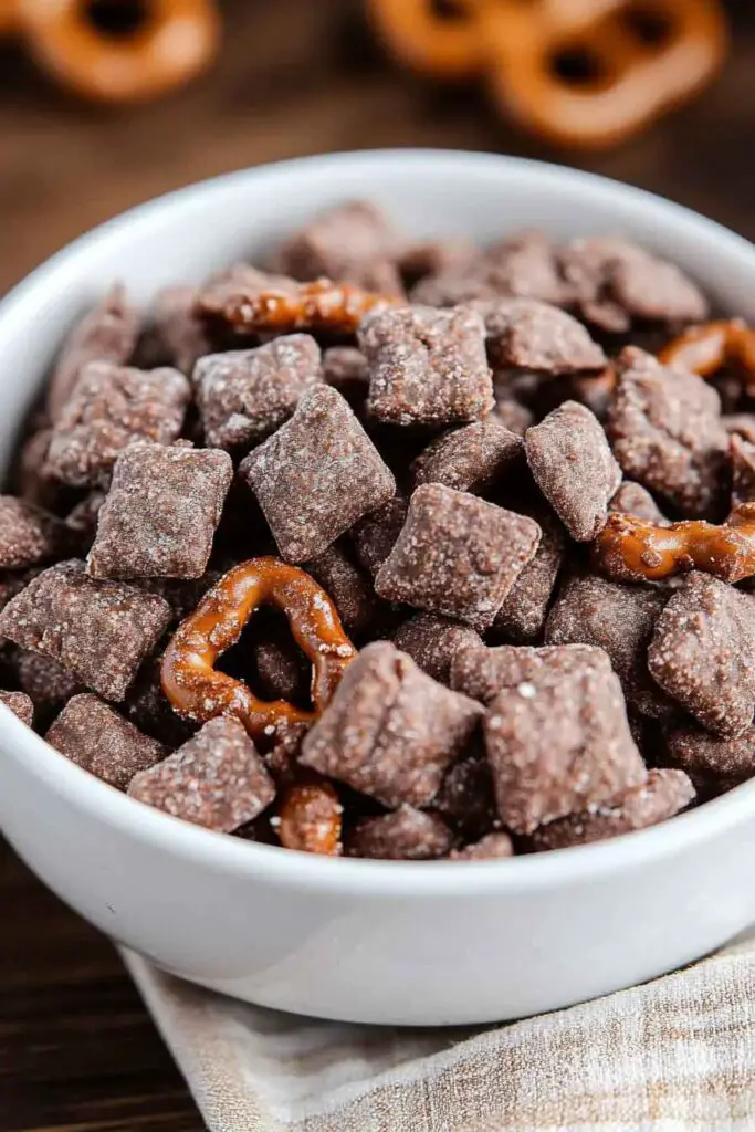 How to Make Brownie Batter Puppy Chow