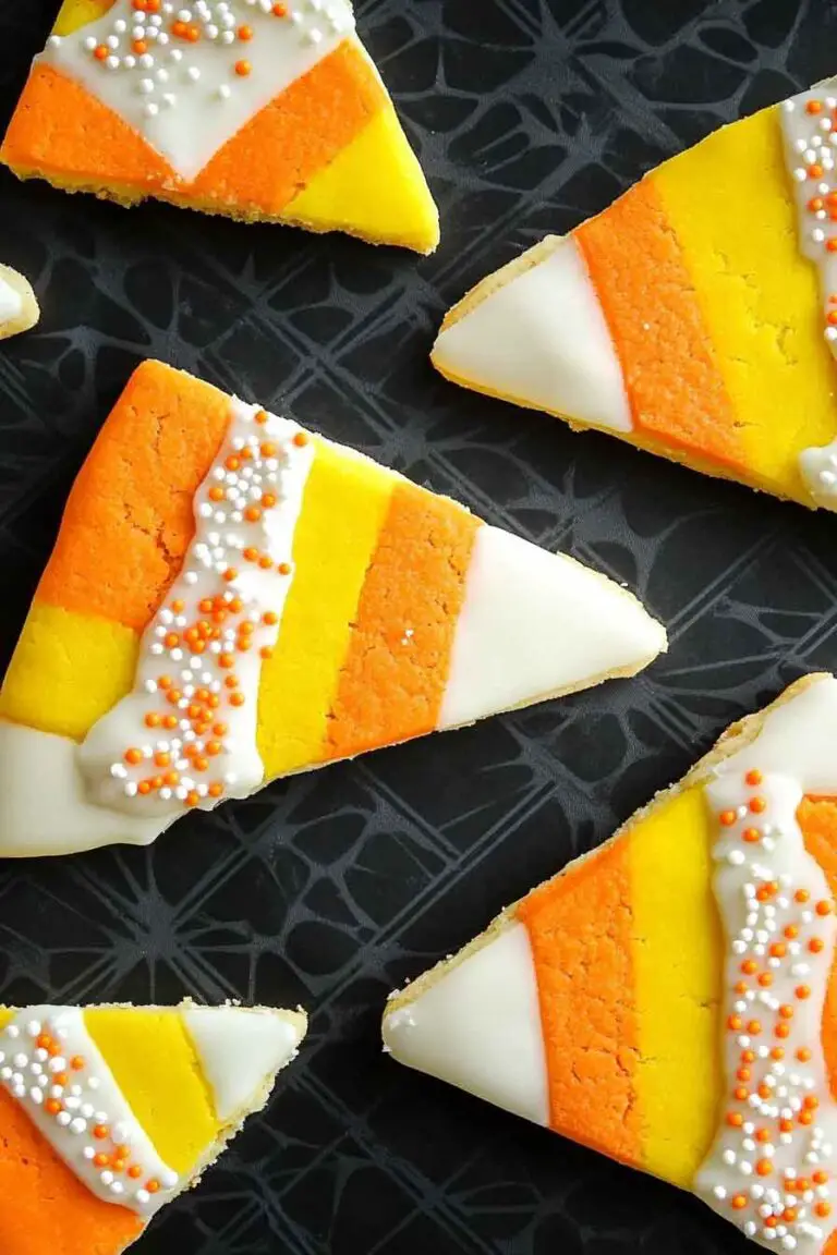 Candy Corn Sugar Cookies