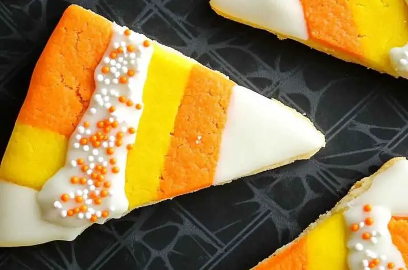 Candy Corn Sugar Cookies