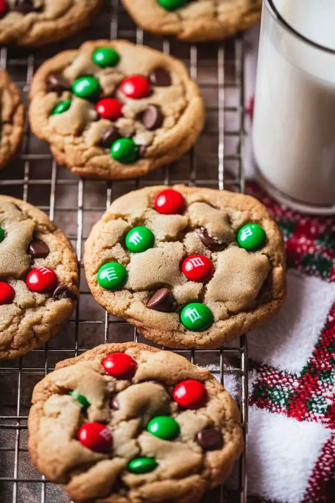 Ingredients for Christmas Chocolate Chip Cookies