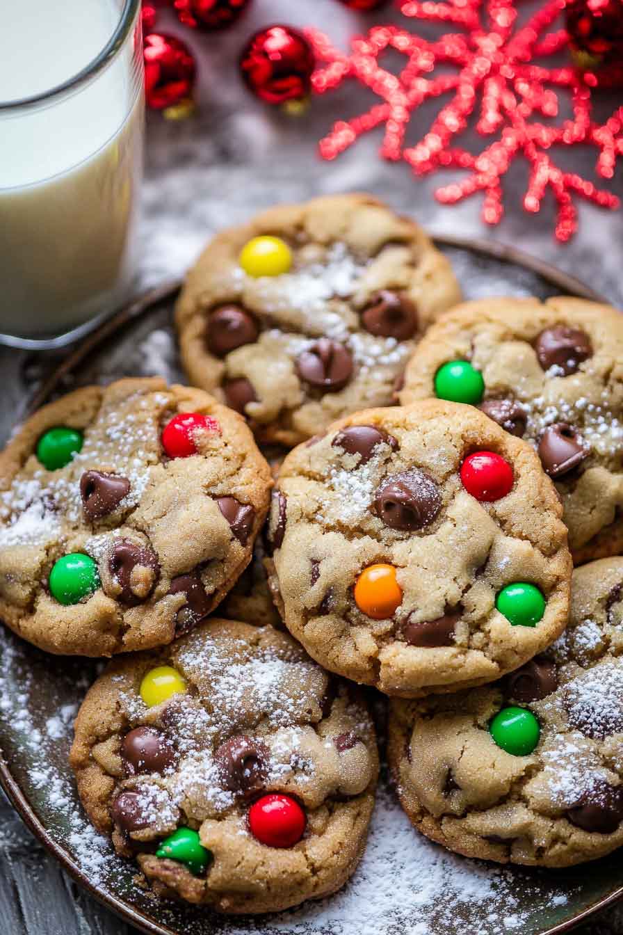 Christmas Chocolate Chip Cookies