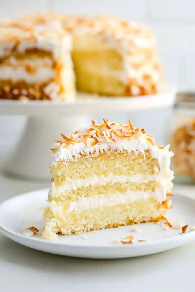 Coconut Custard Cake