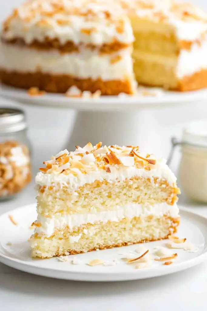 Coconut Custard Cake
