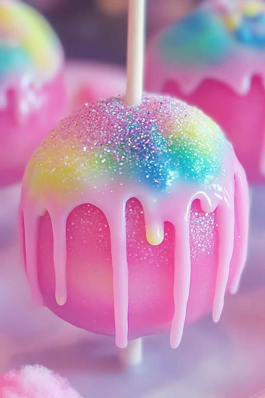 Colorful-Candy-Apples-Cotton-Candy-Fun
