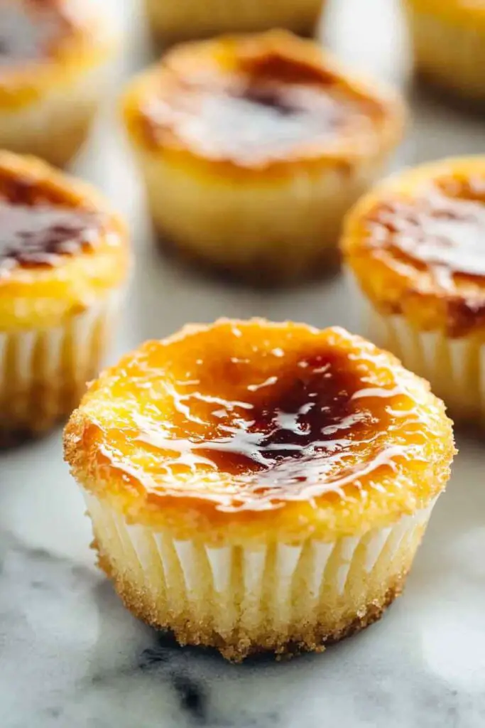 Creme Cheesecake Cupcakes